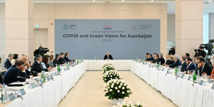 ADA-da COP29-la bağlı forum keçirildi, Prezident iştirak etdi (YENİLƏNİB)